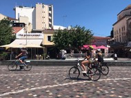Ποδηλατοβόλτες στο κέντρο της πόλης