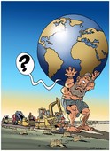 Γελοιογραφία του Πέτρου Ζερβού